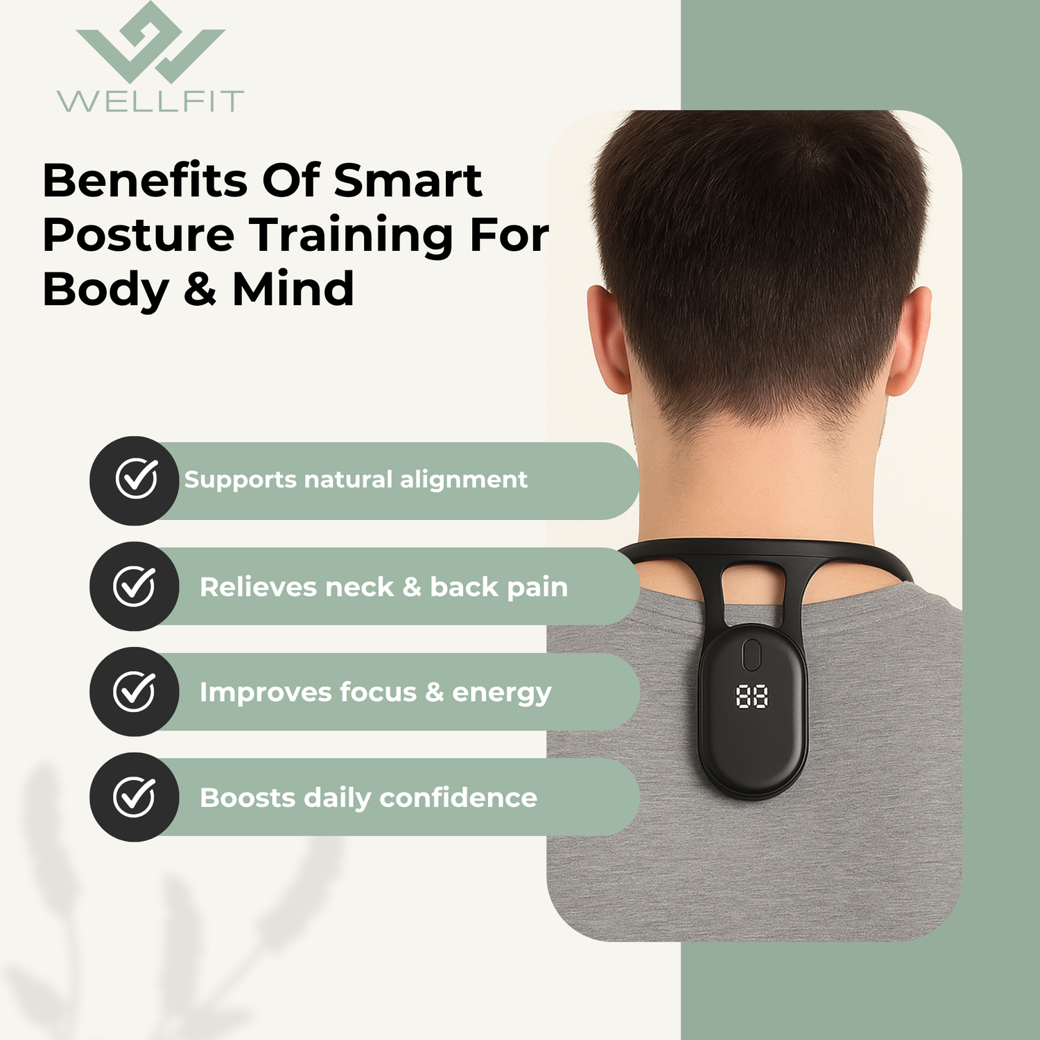 WELLFIT™ Smart Posture Trainer